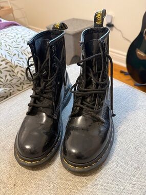 Dr. Martens Black Combat Boots